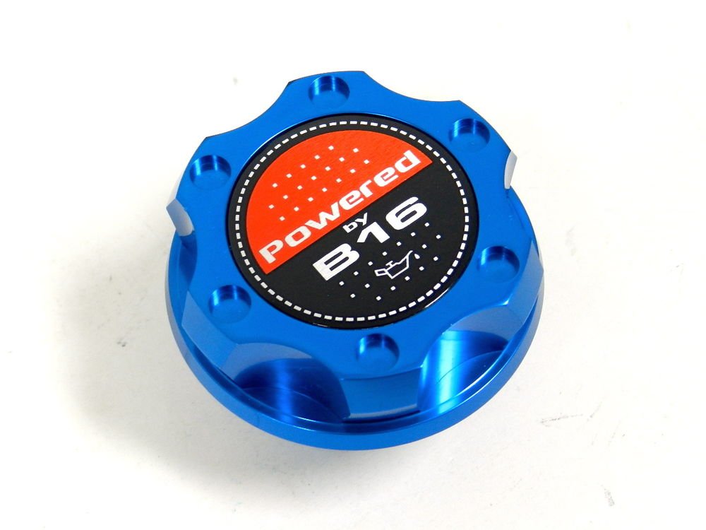 BLUE BILLET CNC RACING ENGINE OIL FILLER CAP HONDA CIVIC DEL SOL CRX B16