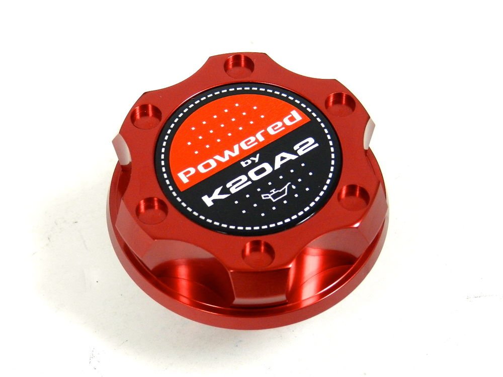 RED BILLET CNC RACING ENGINE OIL FILLER CAP HONDA CIVIC RSX K20A2