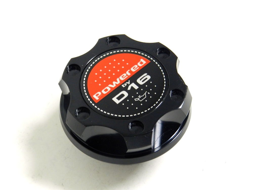 BLACK BILLET CNC RACING ENGINE OIL FILLER CAP HONDA CIVIC CRX DEL SOL D16