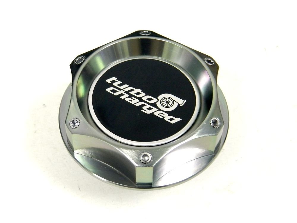 TURBOCHARGED GUNMETAL BILLET CNC RACING ENGINE OIL FILLER CAP FOR DODGE VEHICLES