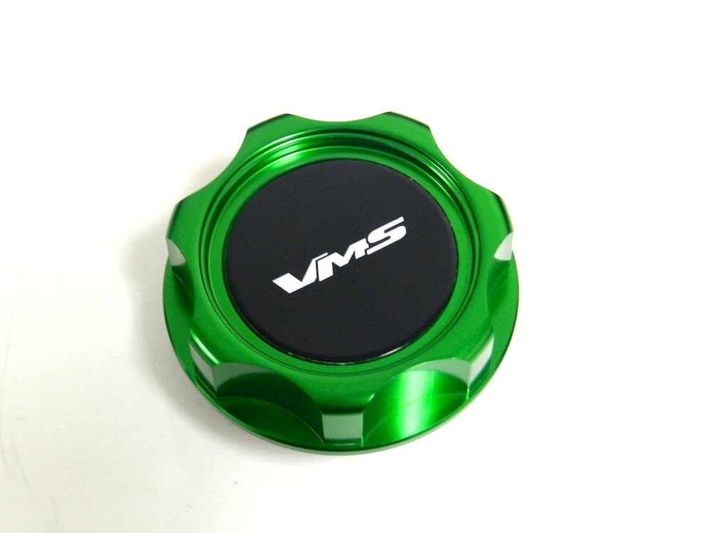 VMS RACING GREEN BILLET CNC ENGINE OIL FILLER CAP FOR HONDA ACURA M7 B
