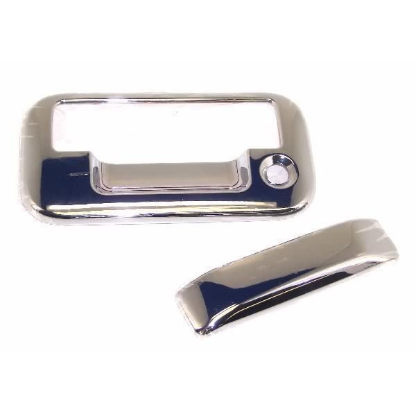 TRQ TL122 04-09 FORD F150 PICK UP CHROME TAILGATE HANDLE COVER