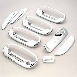 PUTCO 97-04 FORD F150 4 DOOR WITH KEYPAD CHROME DOOR & TAILGATE HANDLE COVER SET