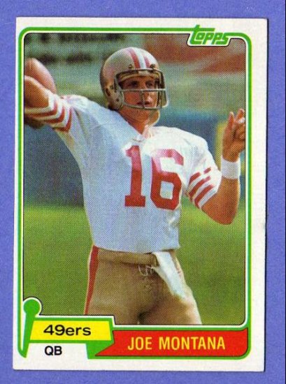 Joe Montana Rookie Topps #216
