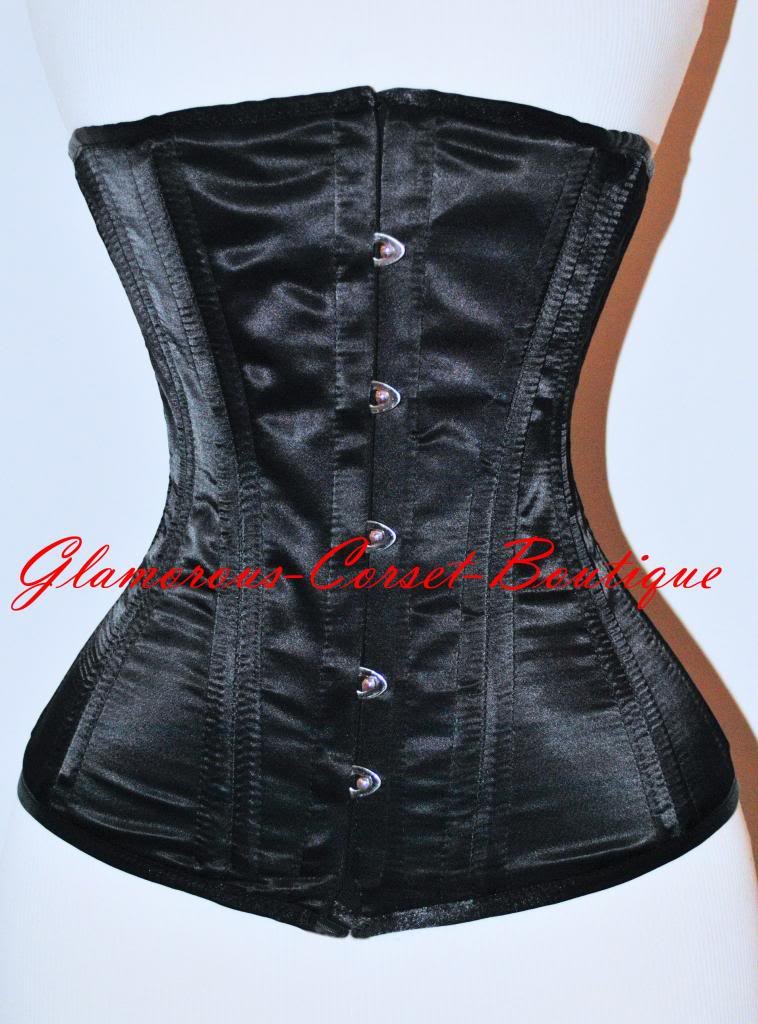 Long Waist Training Underbust Corset Double Steel Boned Cincher LONG TORSO XS-3X