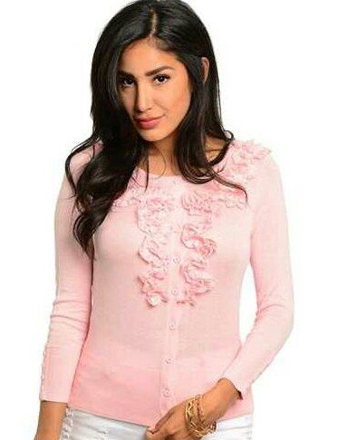 light pink top