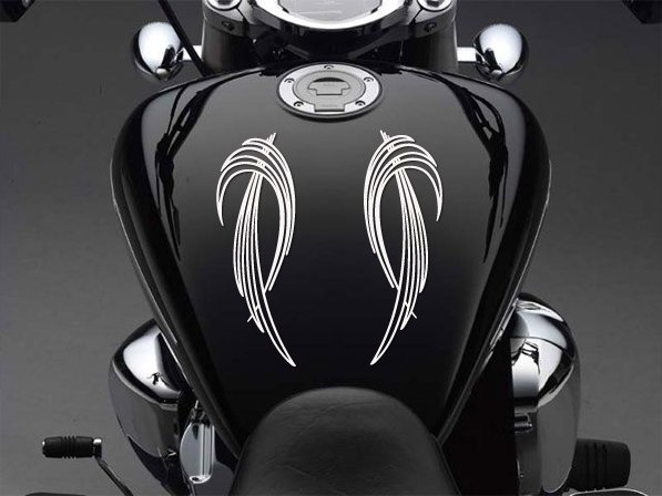 9" x 3" - Two Pinstripes - Pick Color - Vinyl Decal Sticker (Design #4)
