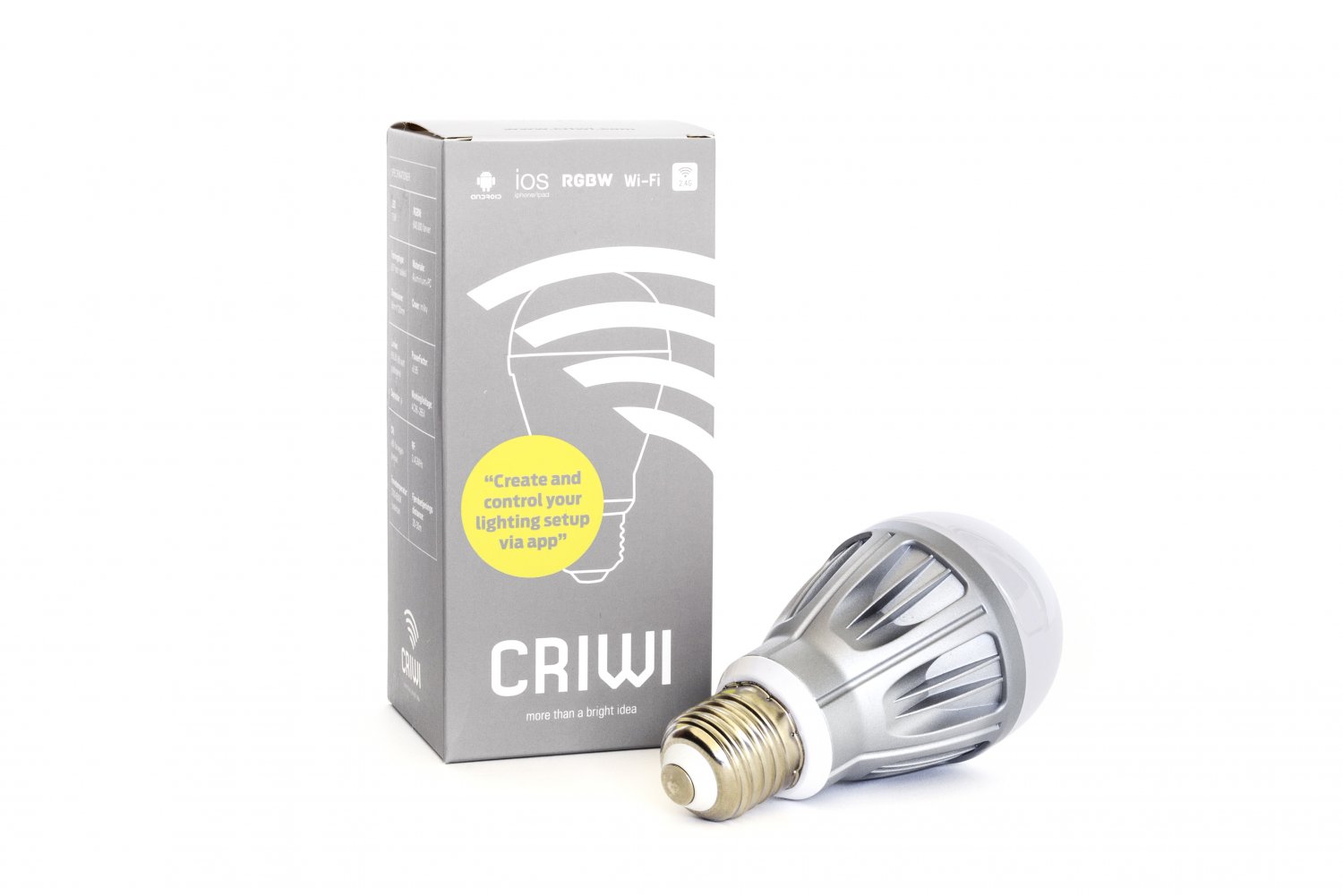 Criwi High Quality Intelligent Wifi LED Light bulb (Single bulb for use with Kit)