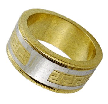 316L Stainless Steel Tribal Pattern Handmade Men's Ring