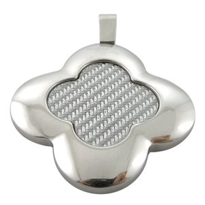 316L Surgical Fiber Stainless Steel Pendant Tribal Pattern