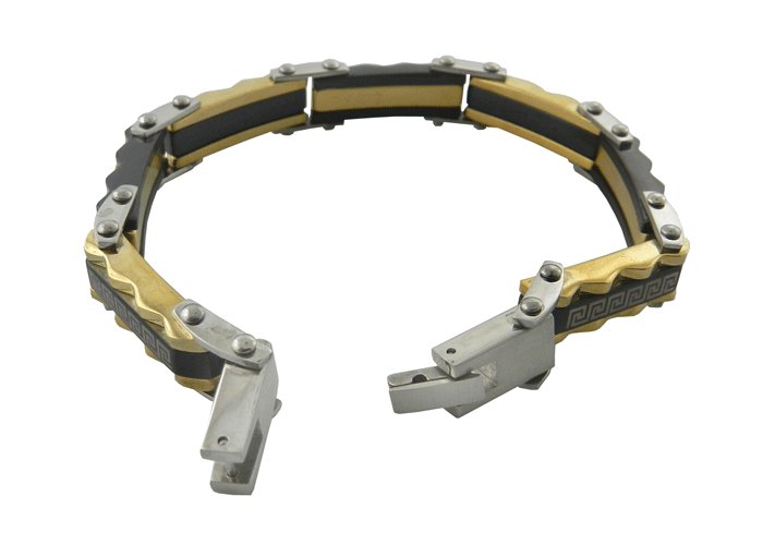 316L Stainless Steel Silver Chain Men's Bracelet