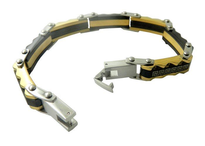 316L Stainless Steel Silver Chain Casual Fashion Men's Bracelet
