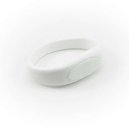 Enfain® Nice Wrist Band Style New Silicone Waterproof USB 2.0 Memory Stick Pendrive(16gb,White)