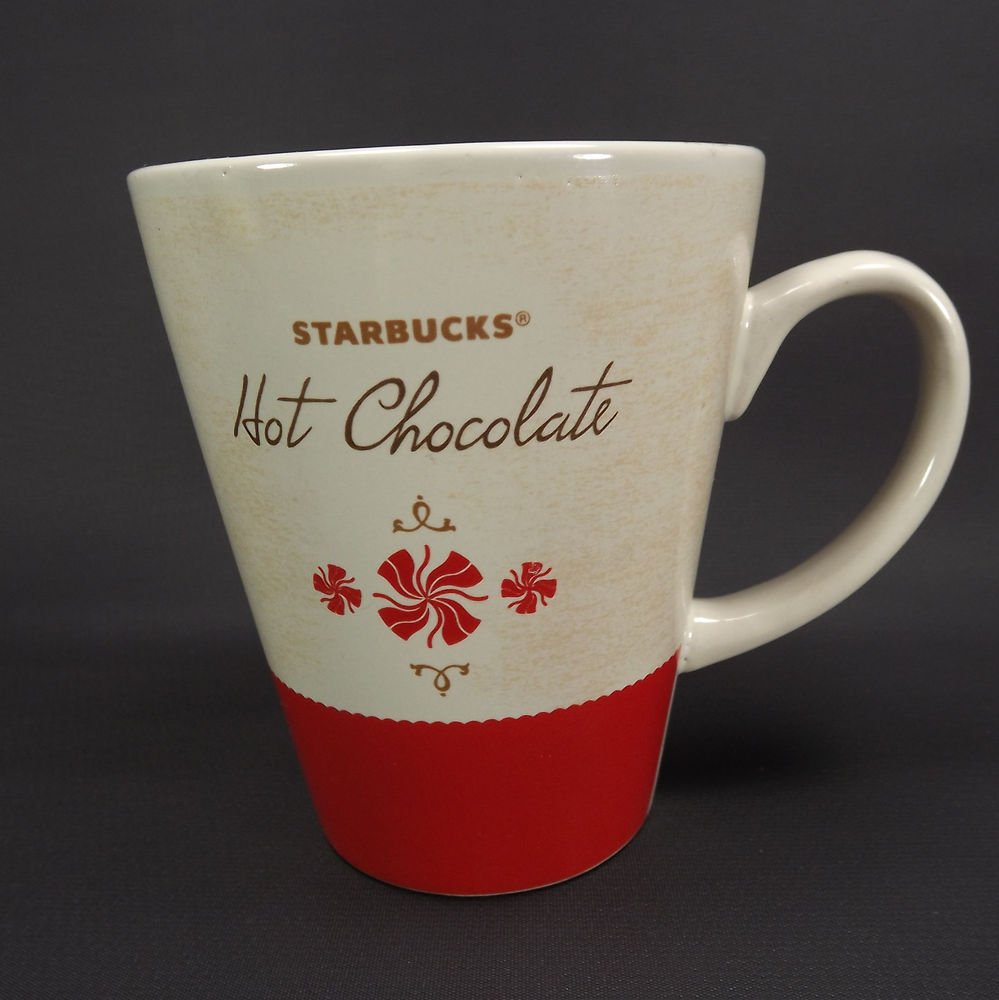 Starbucks Ceramic Mug Hot Chocolate 2010 Coffee Latte Tea Cup Original