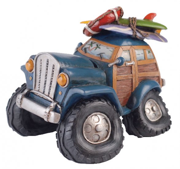CB086 - Summer Lovin Beach Car Piggy Bank