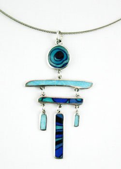 Inukshuk Necklace - Blue