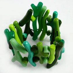 Coral Like Bracelet - Green