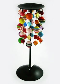 High Bead Dangles Candle Holder