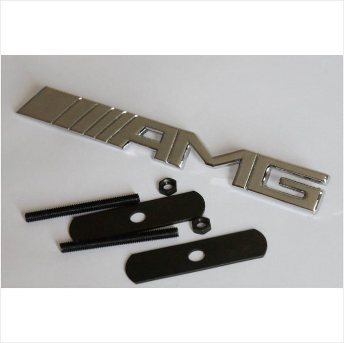AMG Chrome 3D Grill Badge / Emblem