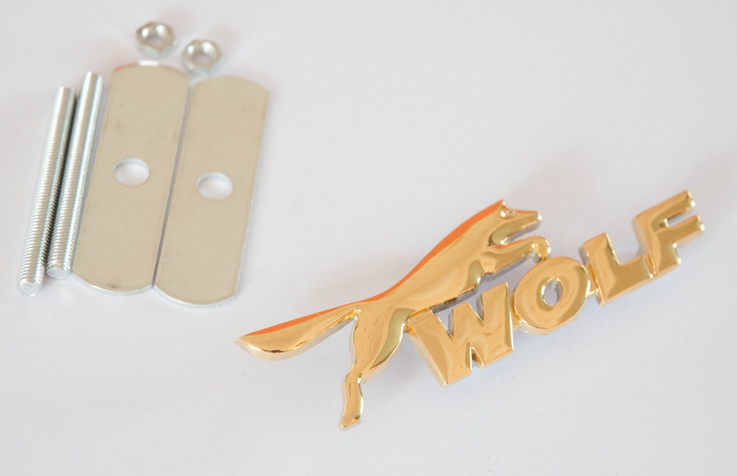 Wolf Ford Racing 24K Gold Plated 3D Grill Badge Emblem