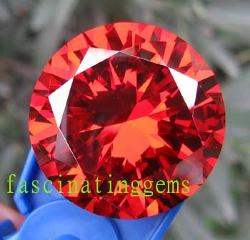 100.75CT HUGE UNBELIEVABLE EXCELLENT RED ROUND ZIRCON