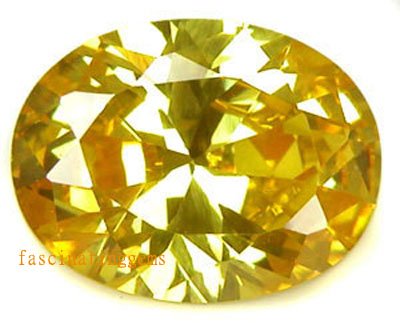 20.05CT CHARMING GLISTENING OVAL YELLOW ZIRCON