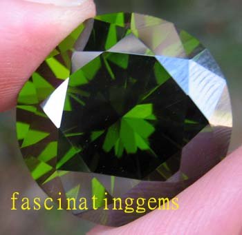 48.95CT BIG ELEGANT STUNNING ROUND YELLOW GREEN ZIRCON