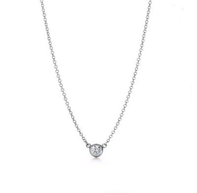 0.925 sterling silver and whter crystal necklace and pendant