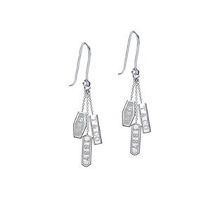 Amazing Sterling new style 1837 dangling earrings
