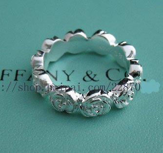 Beautiful Sterling new style rose flower ring