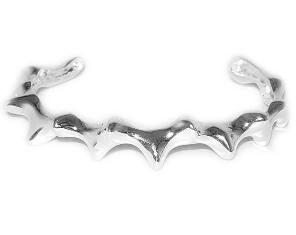 Beautiful Sterling new style fish bone bracelet bangle