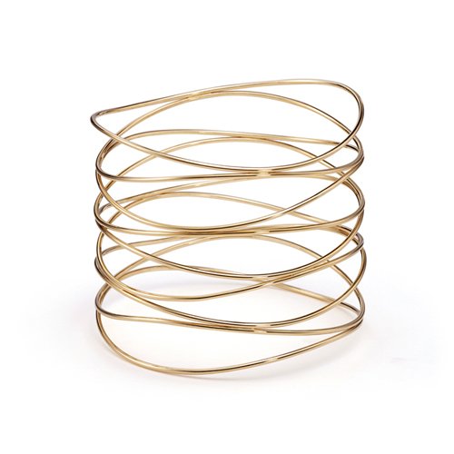 Beautiful Sterling countless ties bracelet bangle