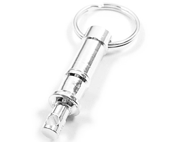 Beautiful Sterling silver whistle key button jewelry