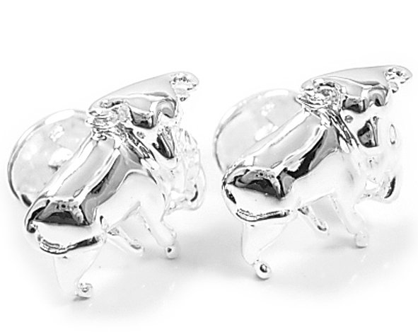 Beautiful Sterling silver cuff button jewelry