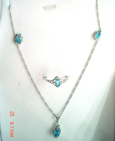 100% natural red garnet and sterling silver sets