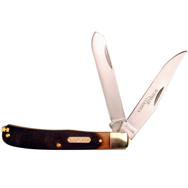 Schrade Old Timer Bearhead Trapper Pocket Knife 96OT