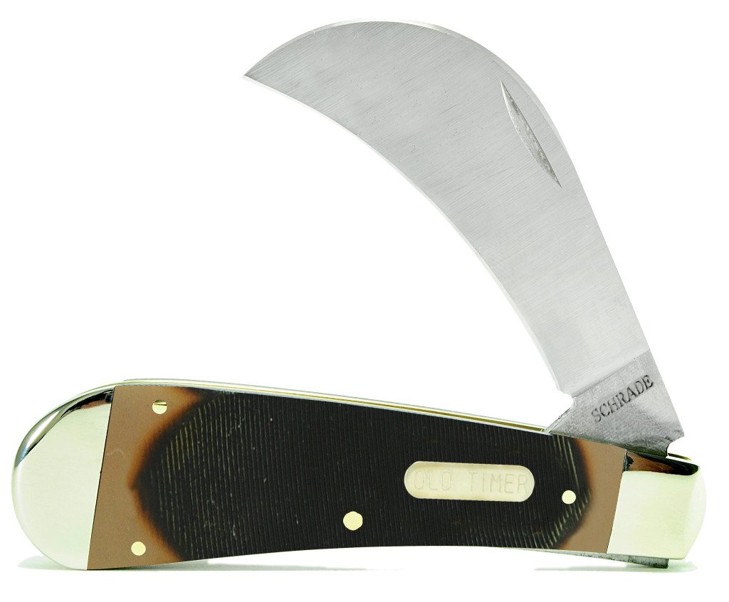 Schrade Knives: Old Timer Hawkbill Pruner Knife 16OT