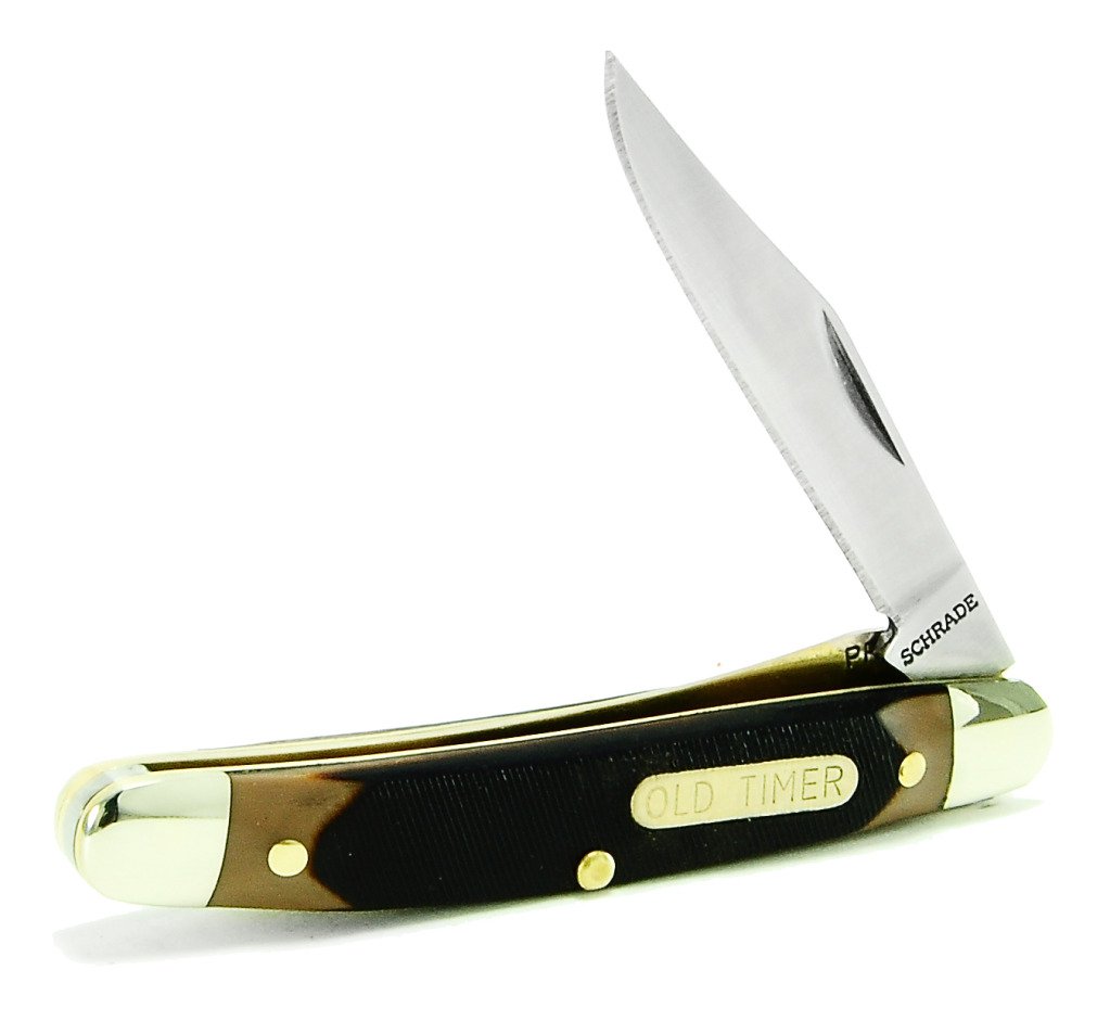 Schrade Knives: Old Timer Gunstock Trapper Pocket Knife 194OT