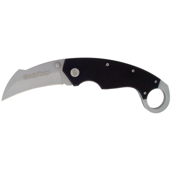 Smith & Wesson Extreme Ops Liner Lock Karambit Folding Knife SWCK33