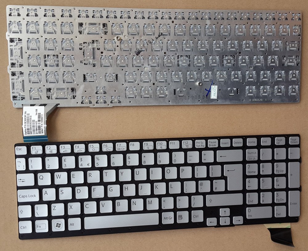 Original Sony VAIO VPC-SE Series Laptop Keyboard UK Layout PN 148986711