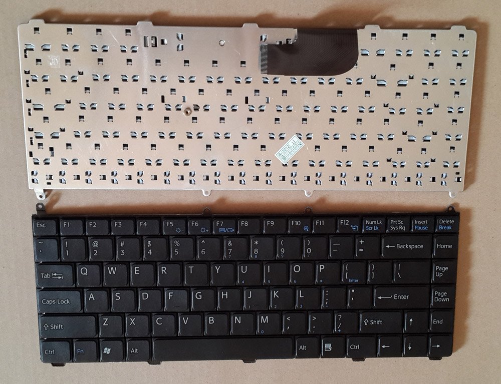 Original Sony VAIO VGN-FE Series Laptop Keyboard Black US Layout