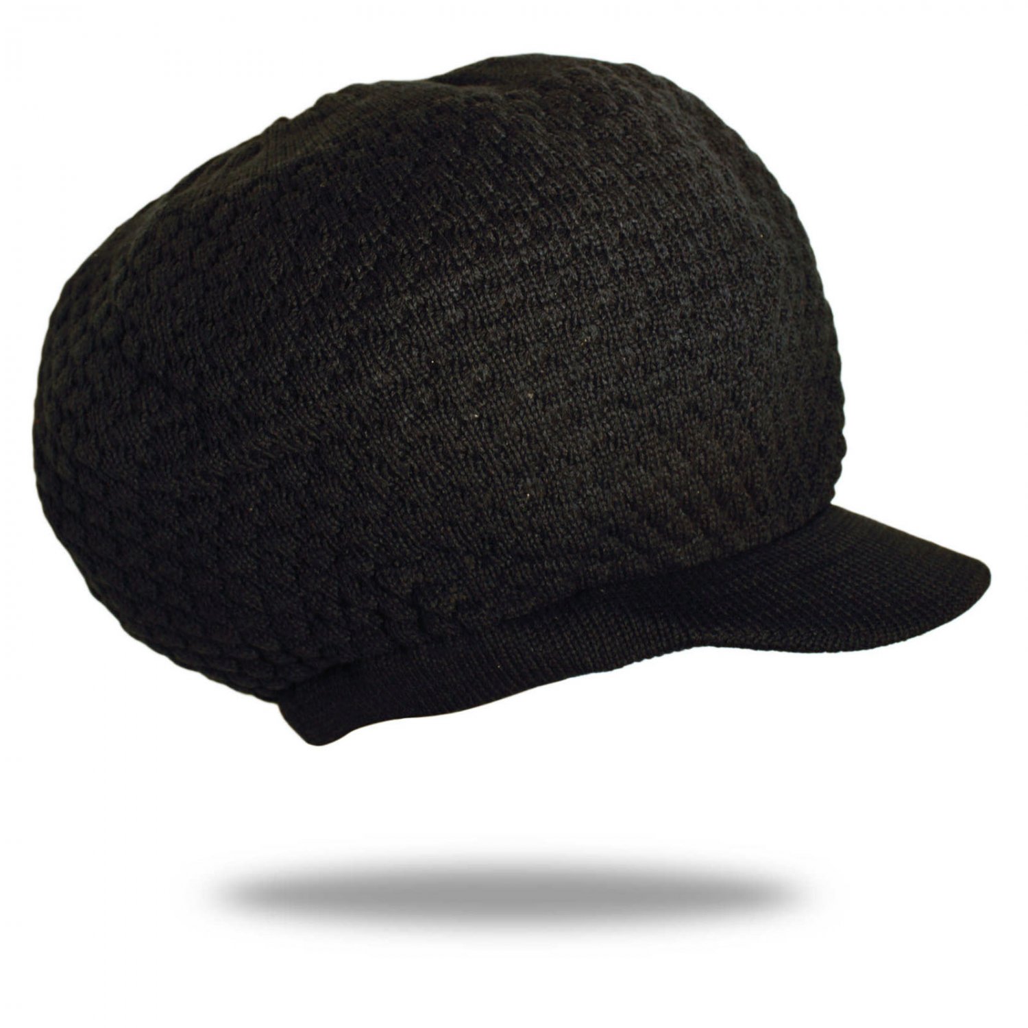 Rasta Roots Black Hat Beret Cap Reggae Marley Jamaica 100% Cottton Rastafari M/L Fit