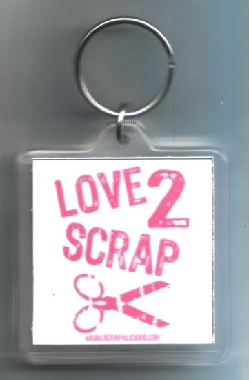 New Scrapbooking keychain