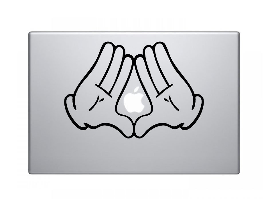 Hands ROC Rocafella Decal Sticker Skin for Apple MacBook Pro Air Mac