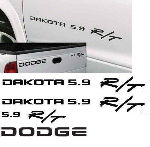1998 - 2006 DODGE DAKOTA 5.9 R/T decals RT 4x4 stripes ram 1500