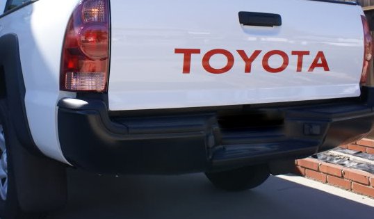 TOYOTA truck tailgate decal sticker emblem badge