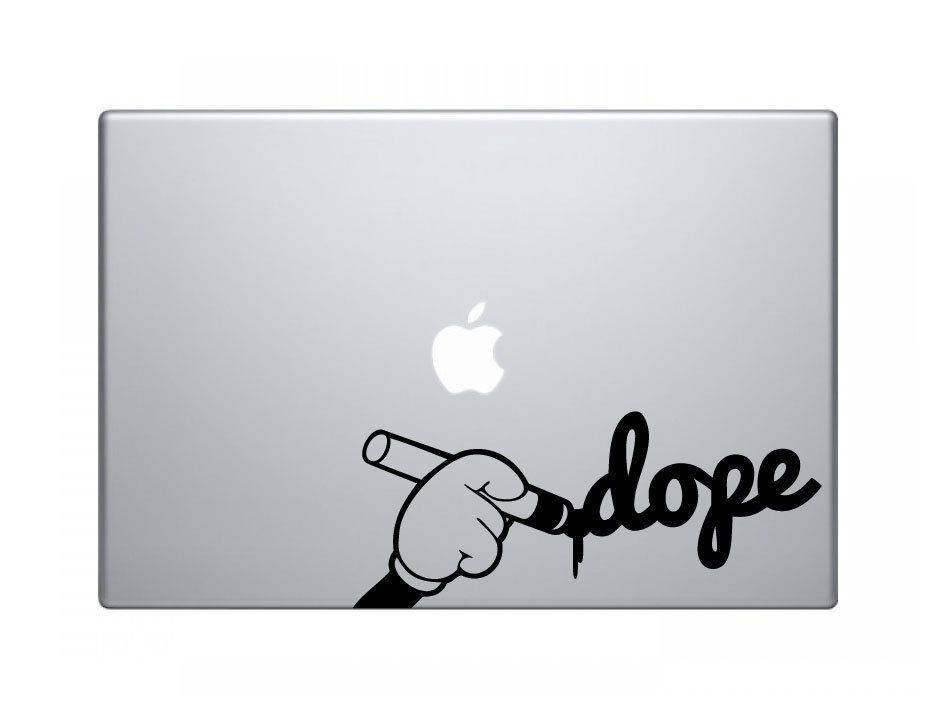 Hand Writng Dope JDM Decal Sticker Skin for Apple MacBook Pro Air Mac 13" inch