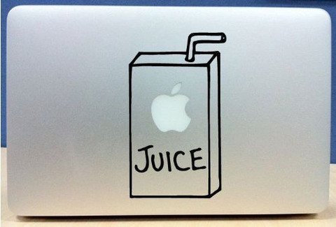 juice box Vinyl Decal Sticker Apple MacBook Pro Air Mac