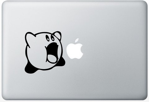 Kirby Vinyl Decal Sticker Apple MacBook Pro Air Mac