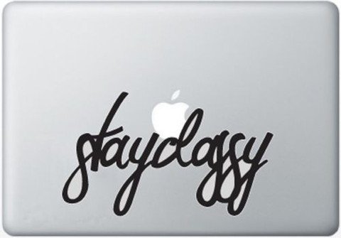Stayclassic Vinyl Decal Sticker Apple MacBook Pro Air Mac